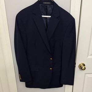 Ralph Lauren Dark Blue Blazer with Gold Buttons